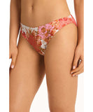 Sea Level Daisyfield Regular Cheeky Pant - Coral
