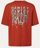 Oakley Stacked Metal Tee - Flame Red