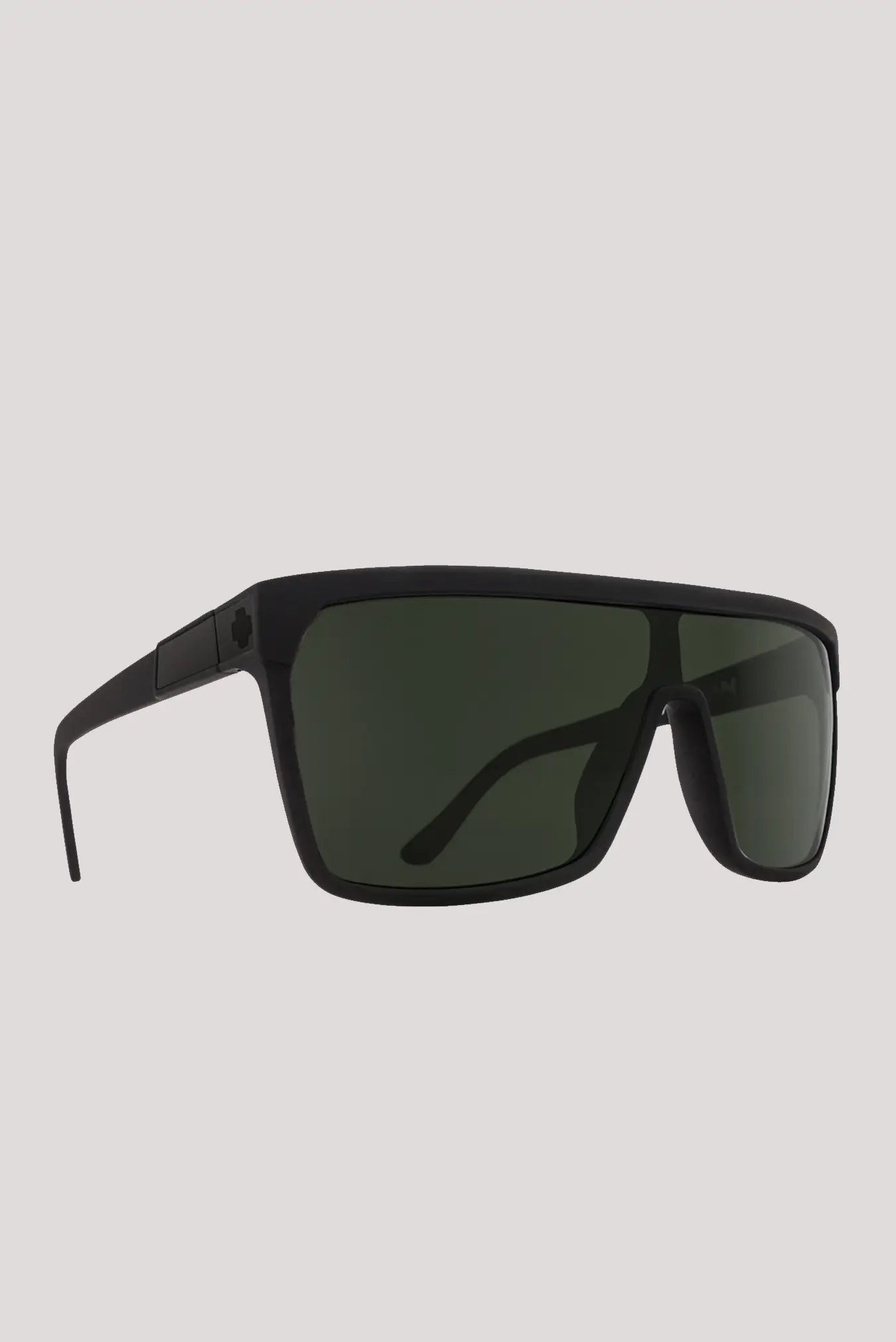 Spy Sunglasses Flynn - Black Matte Black/Happy Grey Green Lens