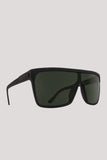 Spy Sunglasses Flynn - Black Matte Black/Happy Grey Green Lens