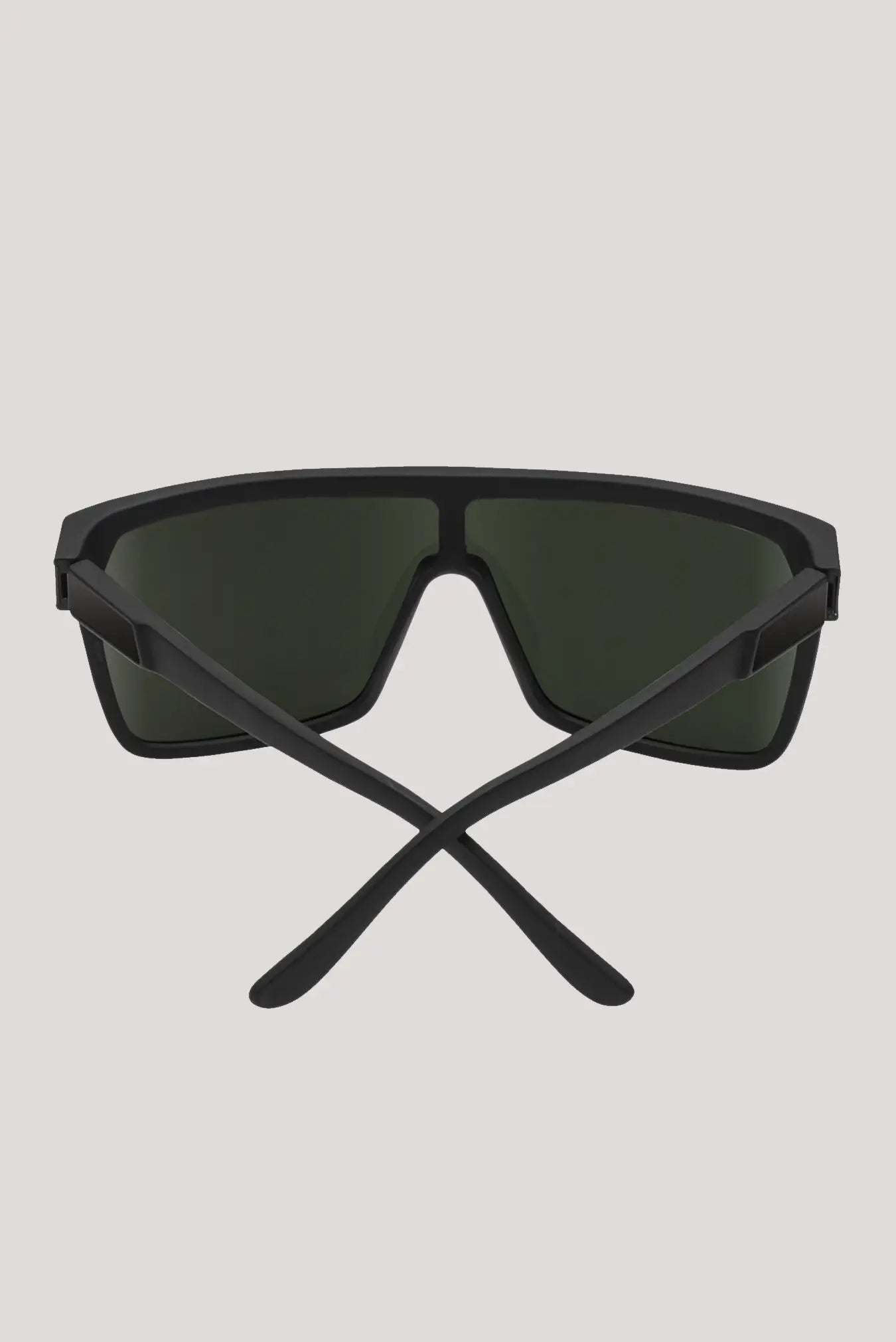 Spy Sunglasses Flynn - Black Matte Black/Happy Grey Green Lens