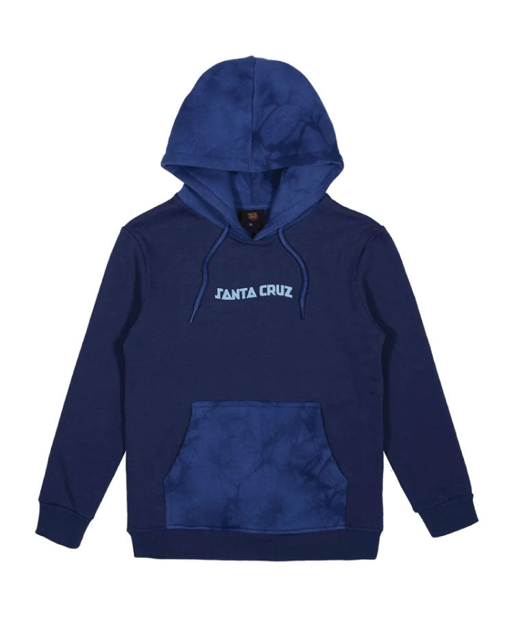 Santa Cruz Inherit Stacked Strip Hoody - Dark Blue Tie Dye