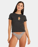 Volcom Have a Clue Womens Tee - Vintage Black