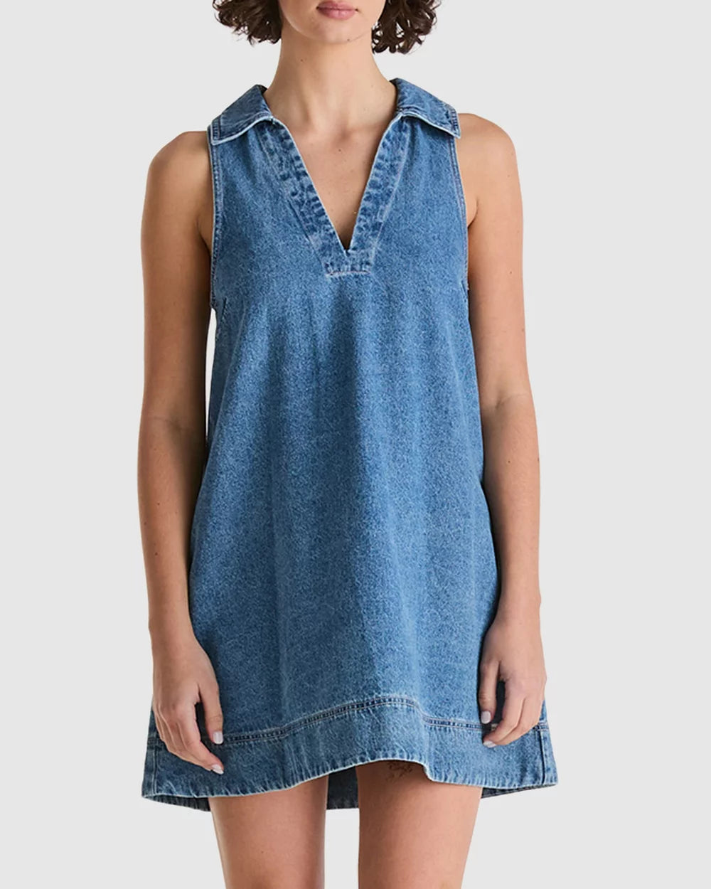 Wrangler Mabel Swing Dress - Moon City Blue