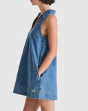 Wrangler Mabel Swing Dress - Moon City Blue