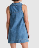 Wrangler Mabel Swing Dress - Moon City Blue