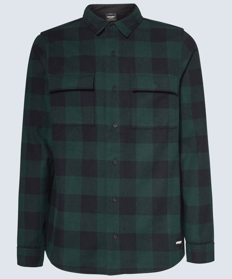 Oakley Bear Cozy Flannel - Hunter Green/Black Check