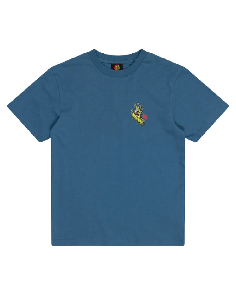 Santa Cruz Melting Hand SS Tee - Vintage Blue