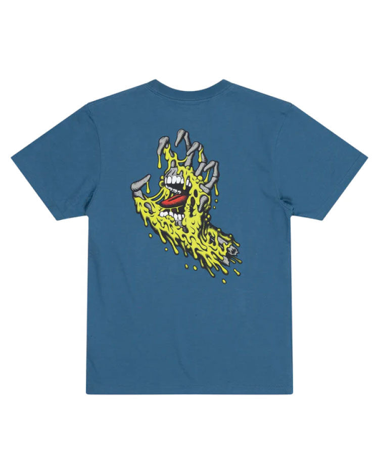 Santa Cruz Melting Hand SS Tee - Vintage Blue