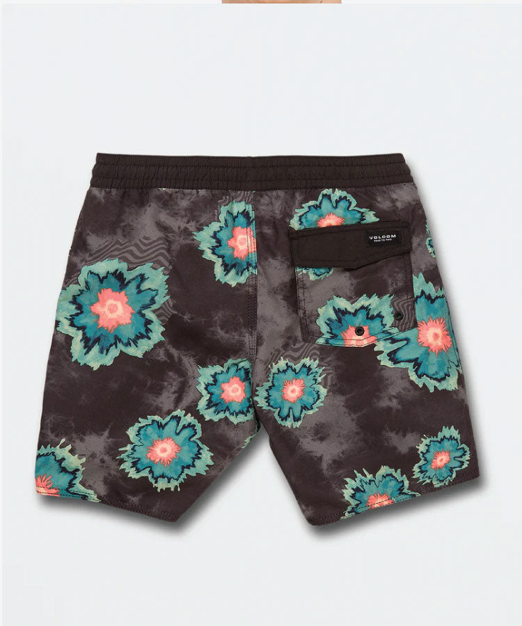 Volcom Boys Medal Petal Trunk - Black