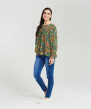 Zafina Alina Top - Garden Mix