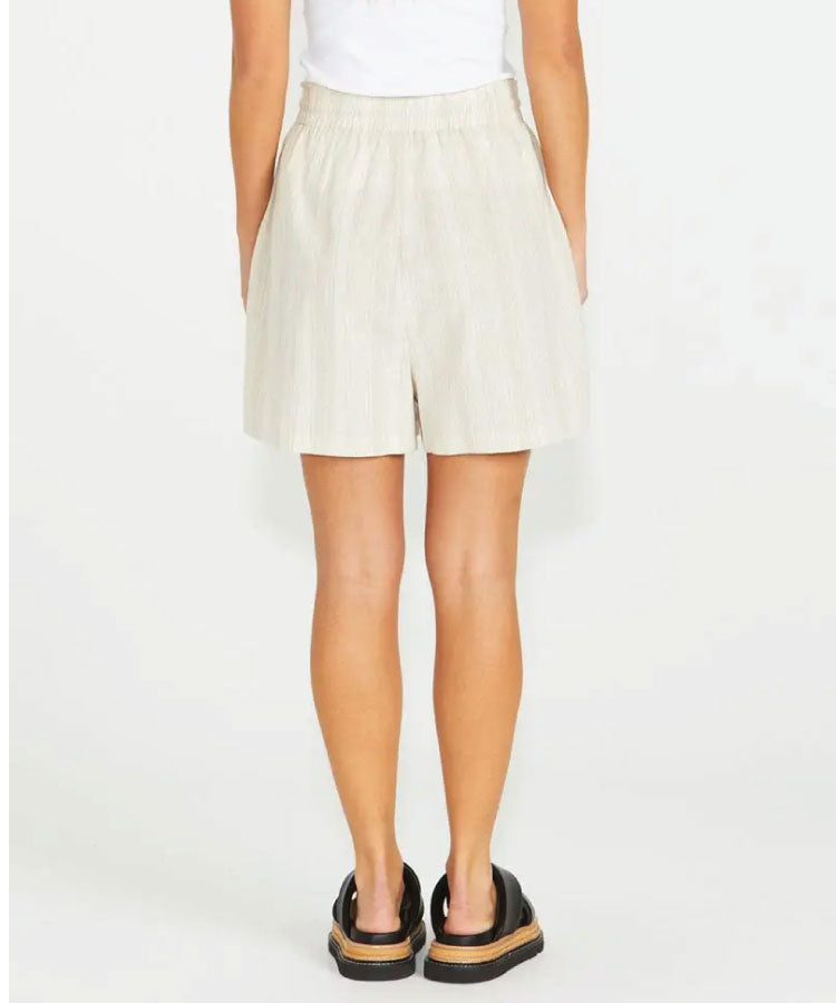 Sass Odell Short - Natural Stripe