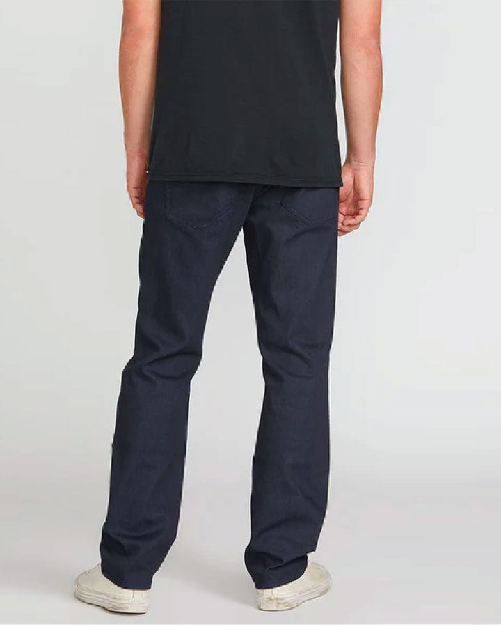 volcom men solver modern fit jeans old town indigo