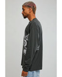 Volcom V Ent Stone Burst Long Sleeve Tee - Stealth
