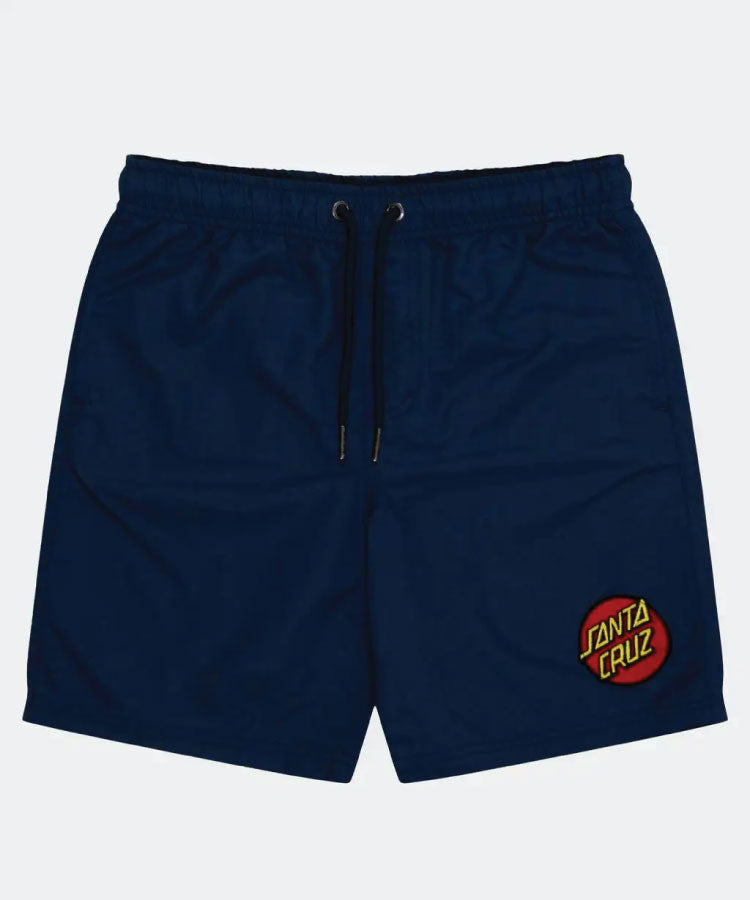 Santa Cruz Classic Dot Cruzier Beach Short - Blue