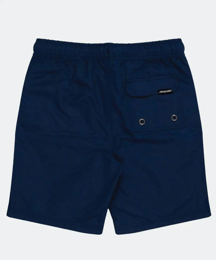 Santa Cruz Classic Dot Cruzier Beach Short - Blue