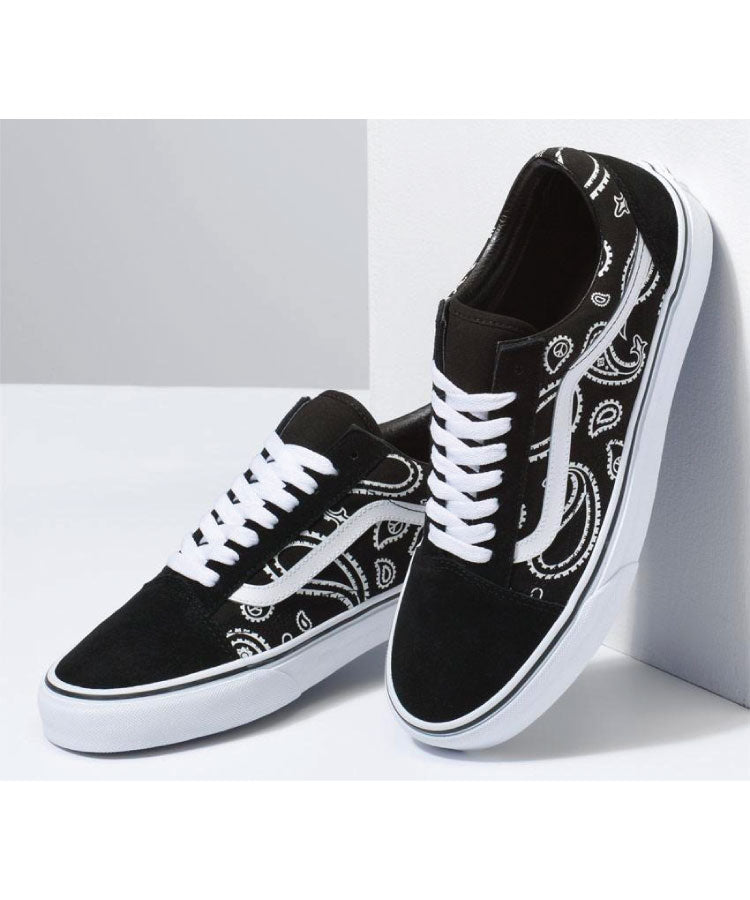 Vans Old Skool Peace Paisley Shoe - Black / True White