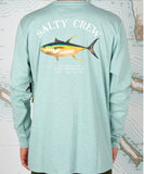 Salty Crew Ahi Mount L/S Tee - Sea Foam