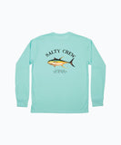 Salty Crew Ahi Mount L/S Tee - Sea Foam