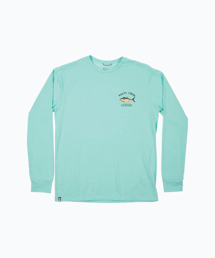 Salty Crew Ahi Mount L/S Tee - Sea Foam
