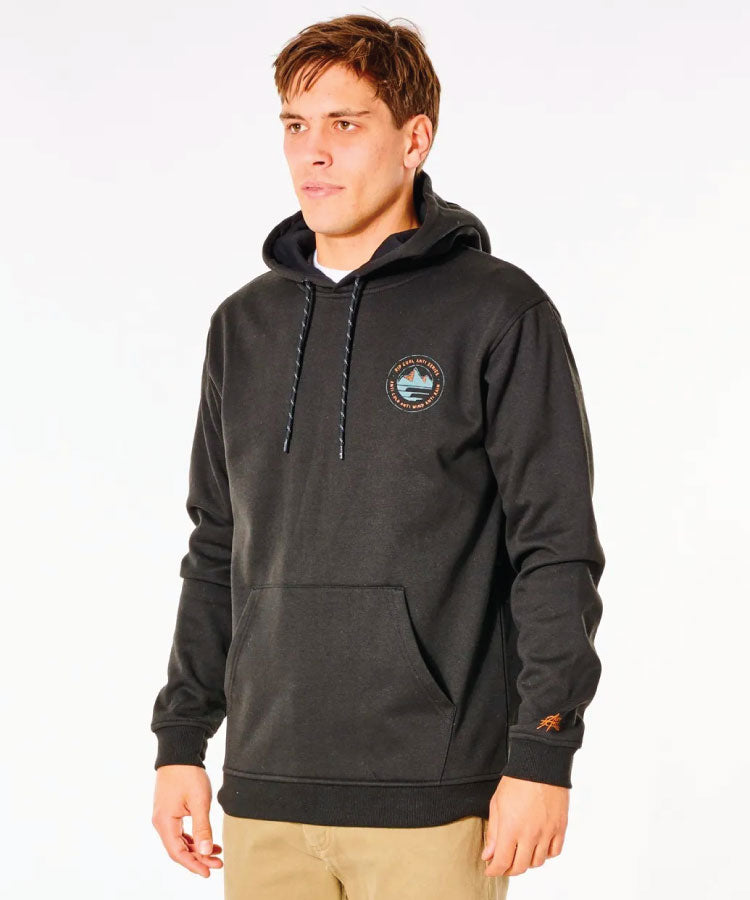 Rip Curl Anti Series Journey Mens Hoodie - Black