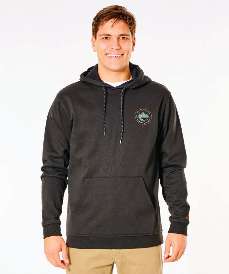 Rip Curl Anti Series Journey Mens Hoodie - Black