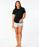 Rip Curl Plains Oversized Womens Tee - Black