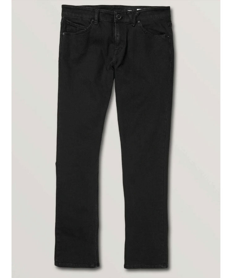 Volcom Vorta Denim Slim Fit Jeans - Black Out
