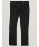 Volcom Vorta Denim Slim Fit Jeans - Black Out