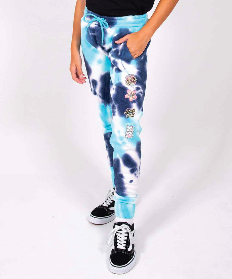 Santa Cruz Crane Dot Track Pant - Blue