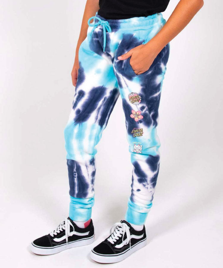 Santa Cruz Crane Dot Track Pant - Blue