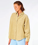 Rip Curl Golden Days Cord Women's Shirt - Khaki