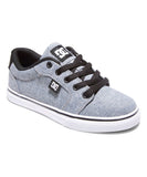 DC Anvil Youth Shoe - Dark Grey / Black