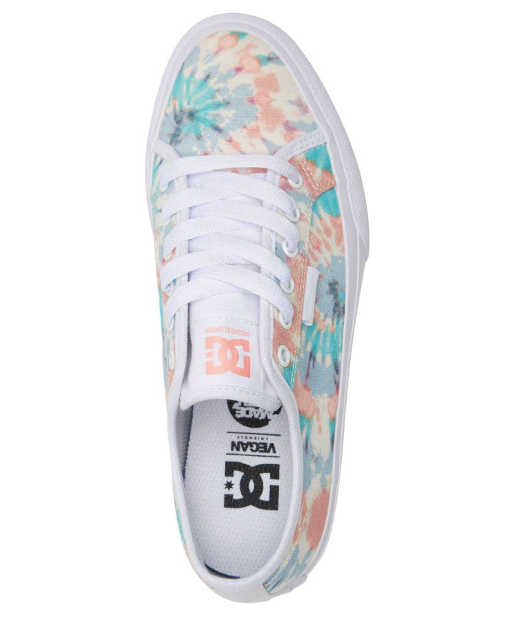 DC Manual Tesxtile SE Womens Shoe - White / Print