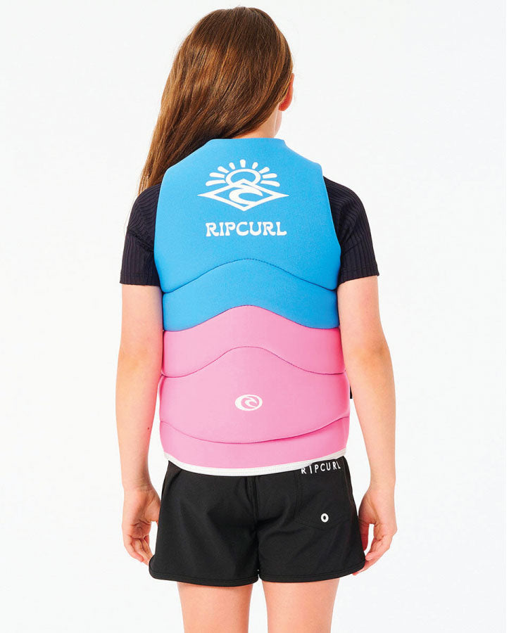 Rip Curl Girls Dawn Patrol Vest - Light Blue