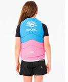 Rip Curl Girls Dawn Patrol Vest - Light Blue