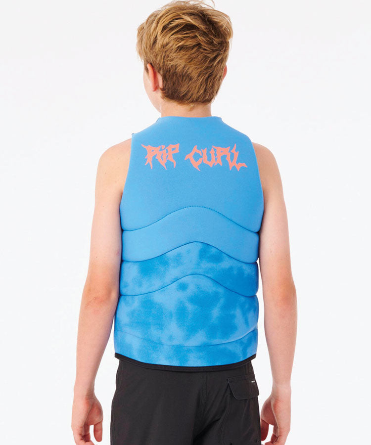 Rip Curl Dawn Patrol Boys Wake Vest - Blue