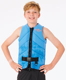 Rip Curl Dawn Patrol Boys Wake Vest - Blue