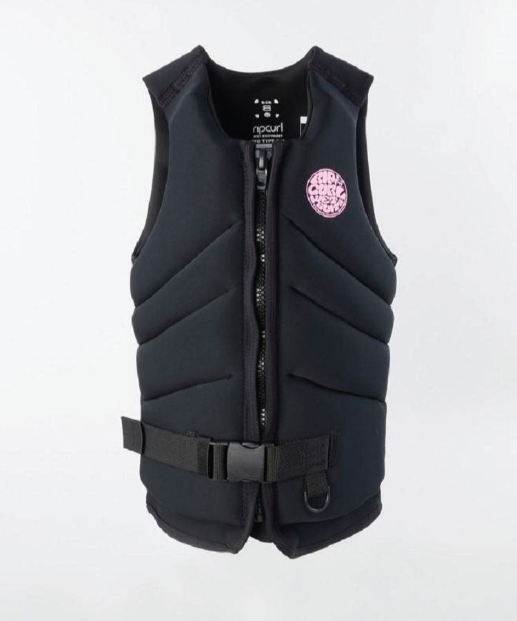 Rip Curl Dawn Patrol Womens Wake Vest Black