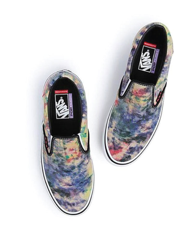 Vans Skate Slip-On Tie Dye Terry Shoe - Black / Multi