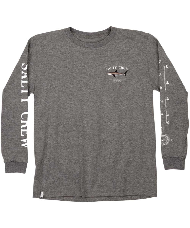 Salty Crew Bruce Boys L/S Tee - Charcoal Heather