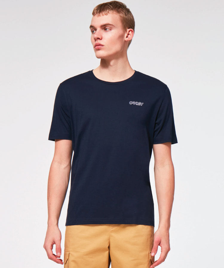 Oakley Rounded Flowers Mens Tee - Fathom