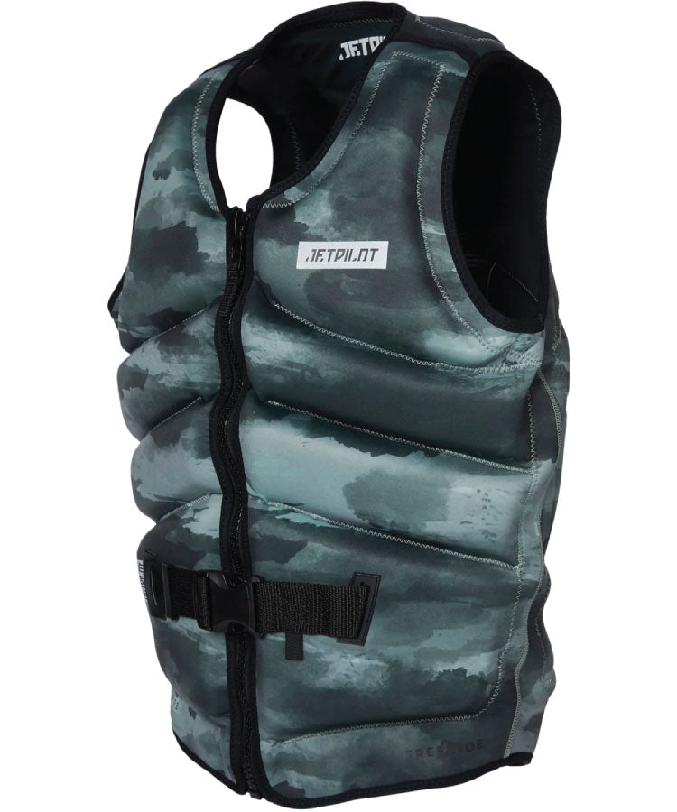Jetpilot 2023 Freeride Mens Neo Vest - Green Camo