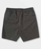 Volcom Boys Youth Frickin Elastic 15" Short - Charcoal Heather