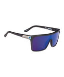 SPY Sunglasses Flynn - Soft Matte Black - Happy bronze W/Dark Blue Spectra