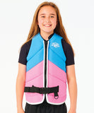 Rip Curl Girls Dawn Patrol Vest - Light Blue