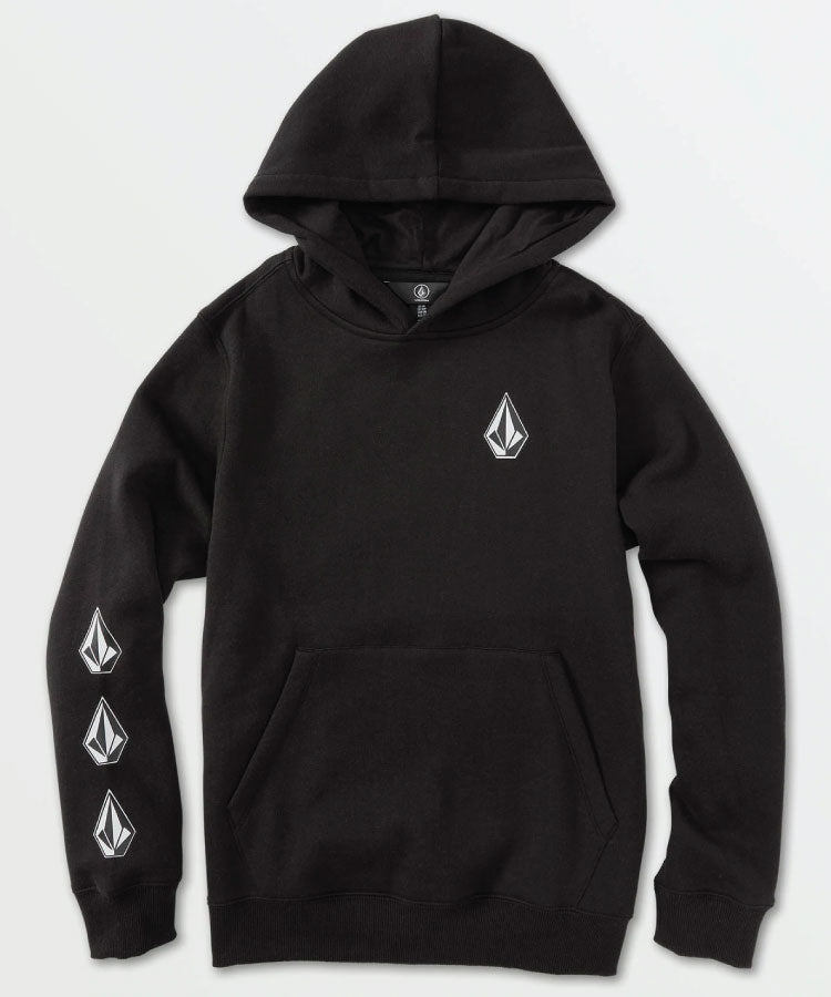 Volcom Iconic Stone Boys Hoodie - Black