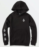 Volcom Iconic Stone Boys Hoodie - Black