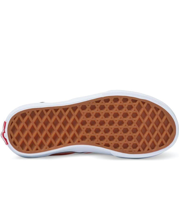Vans Classic Slip-On (Checkerboard) Kids Shoe - Melon / True White
