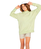 Volcom Girls Truly Stoked Boyfriend Pullover - Sage